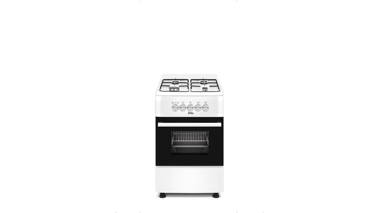 Xper F5S40G2 W 50x50cm free standing cooker White