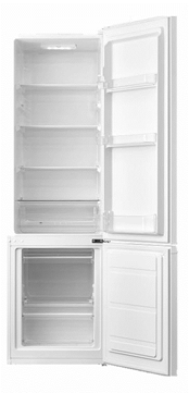 AVG HD-348RN Fridge Freezer with 2 Drawer Freezer Inox - Image 2